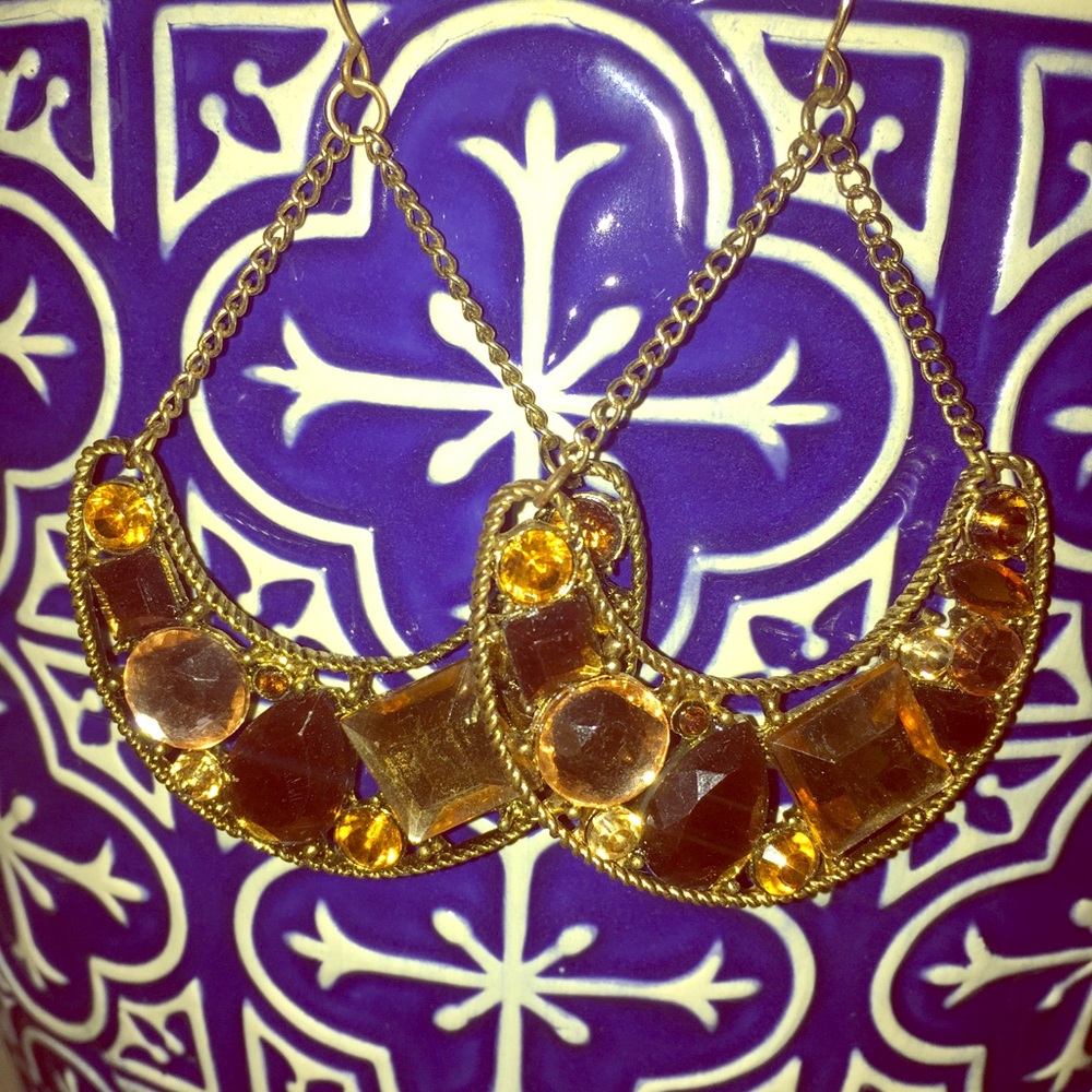 Giant Gem Earrings